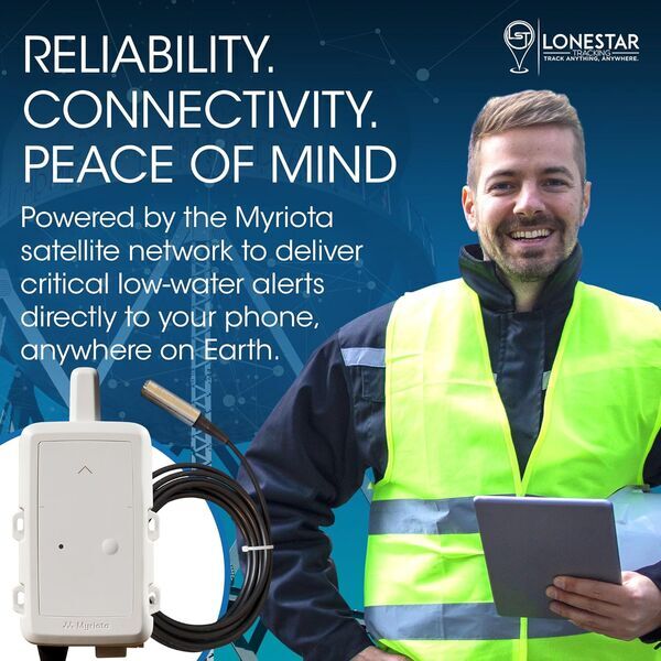 Reliability, connectivity, peace of mind - Myriota satellite network delivers critical low-water alerts anywhere on Earth