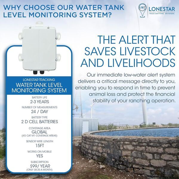 Cellular Water Tank Monitor - Components View